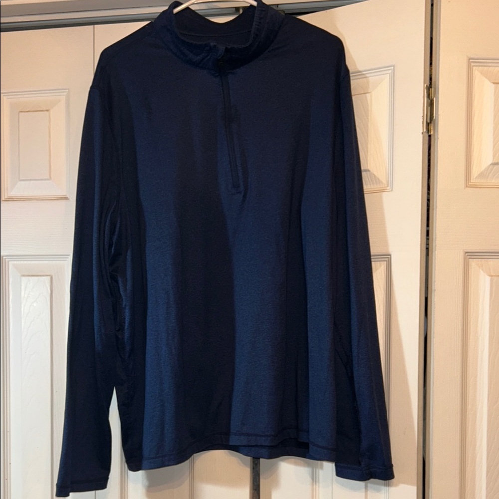 32 Degrees Men's Dark Blue Quarter Zip pullover